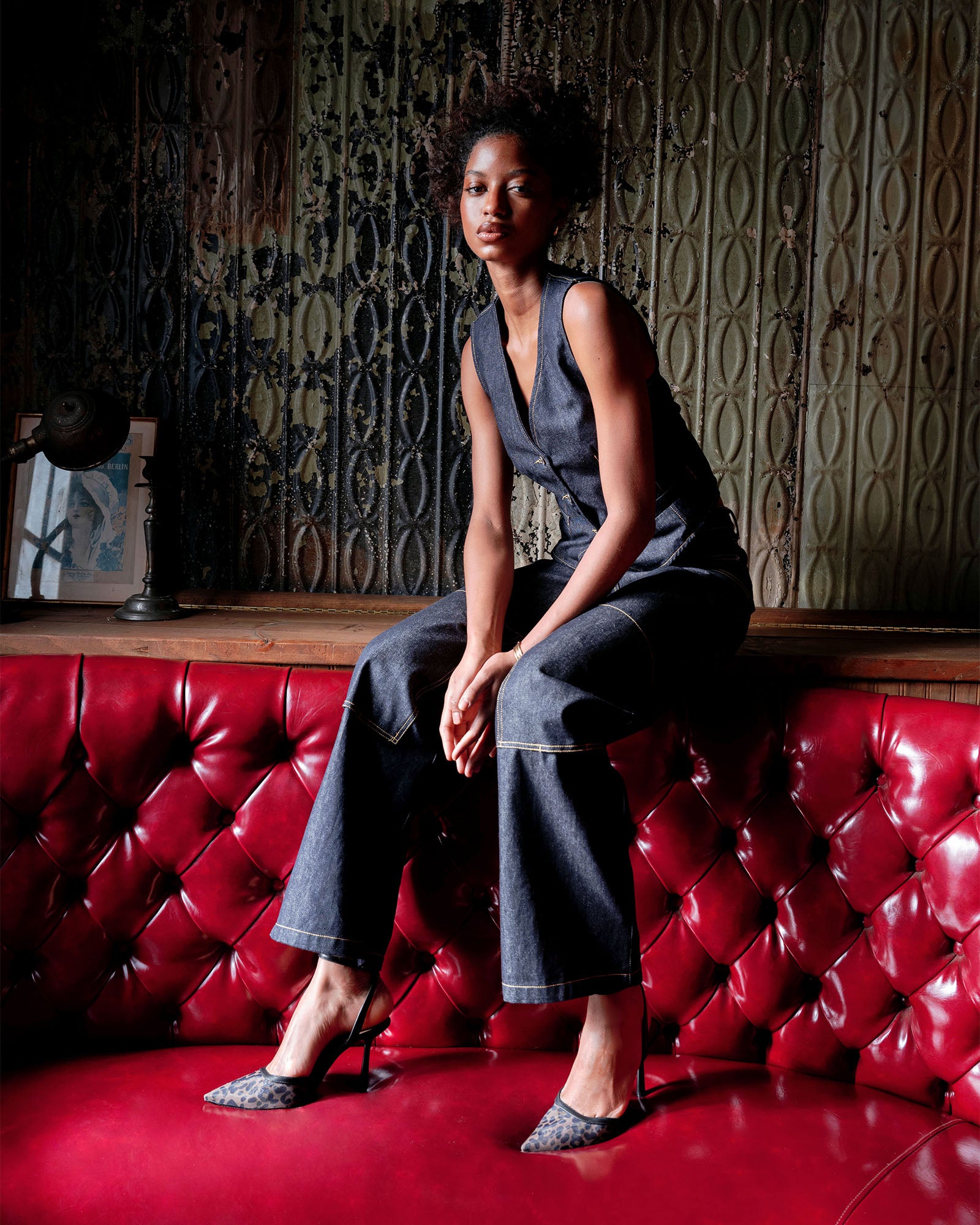 SELENE DENIM VEST - Image 5