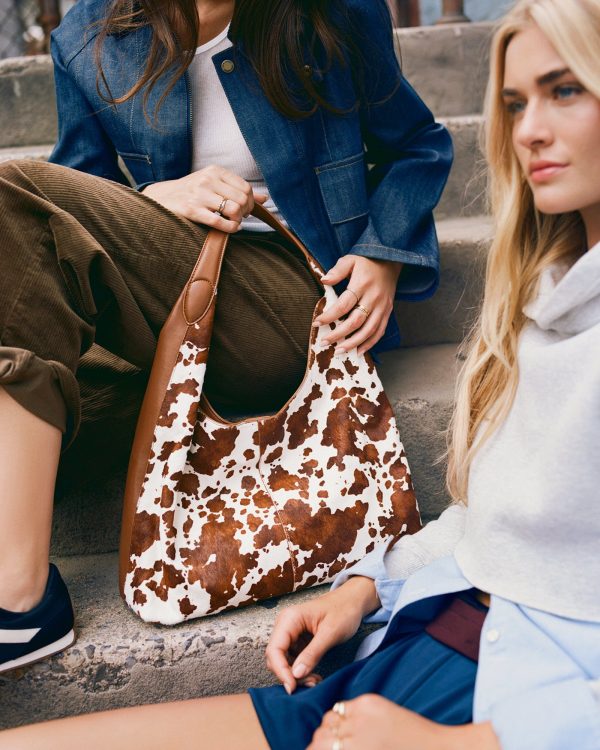 FARA BAG BROWN COW PRINT - Image 8
