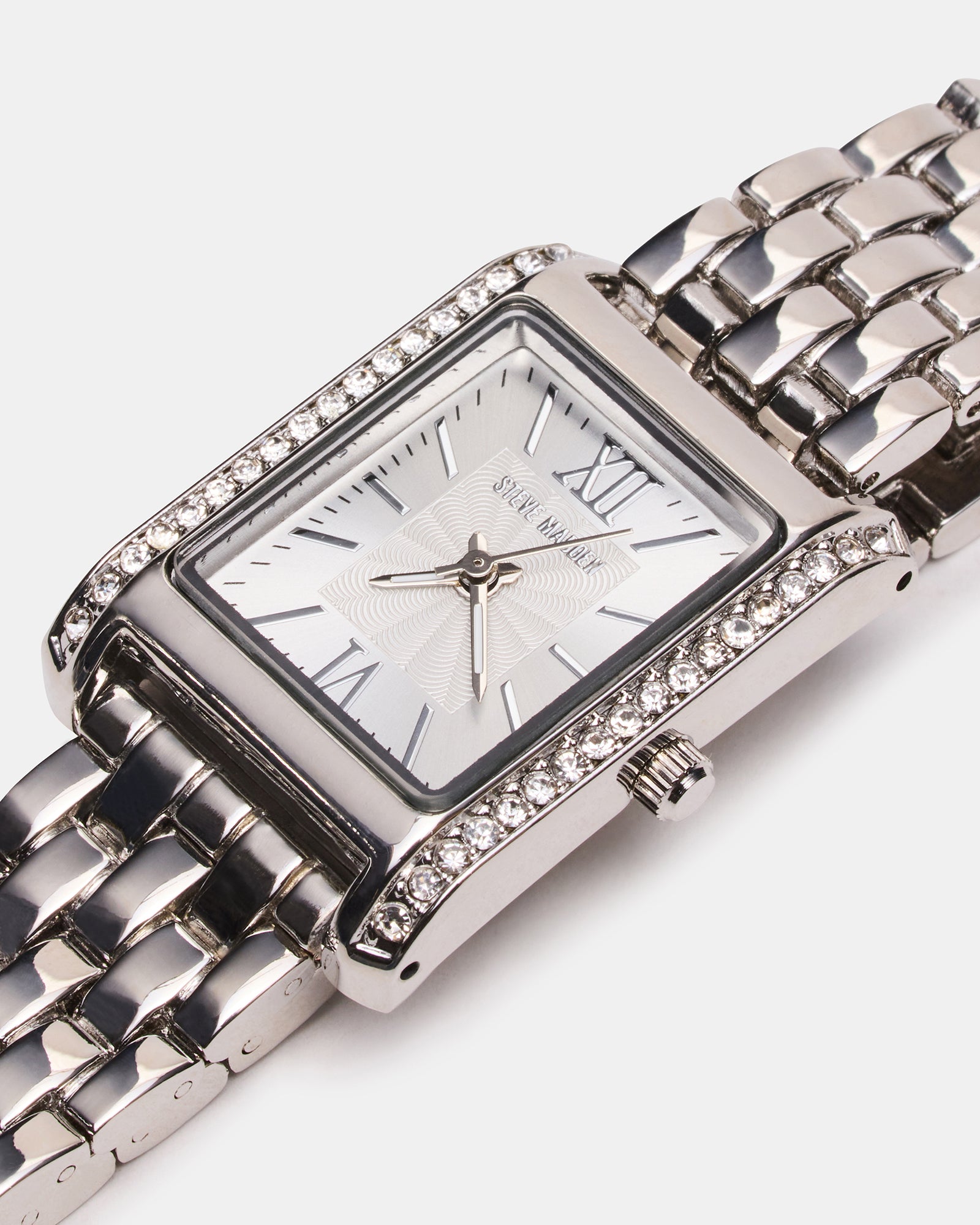 WOMEN'S SQUARE STAINLESS STEEL WATCH SILVER - Image 2