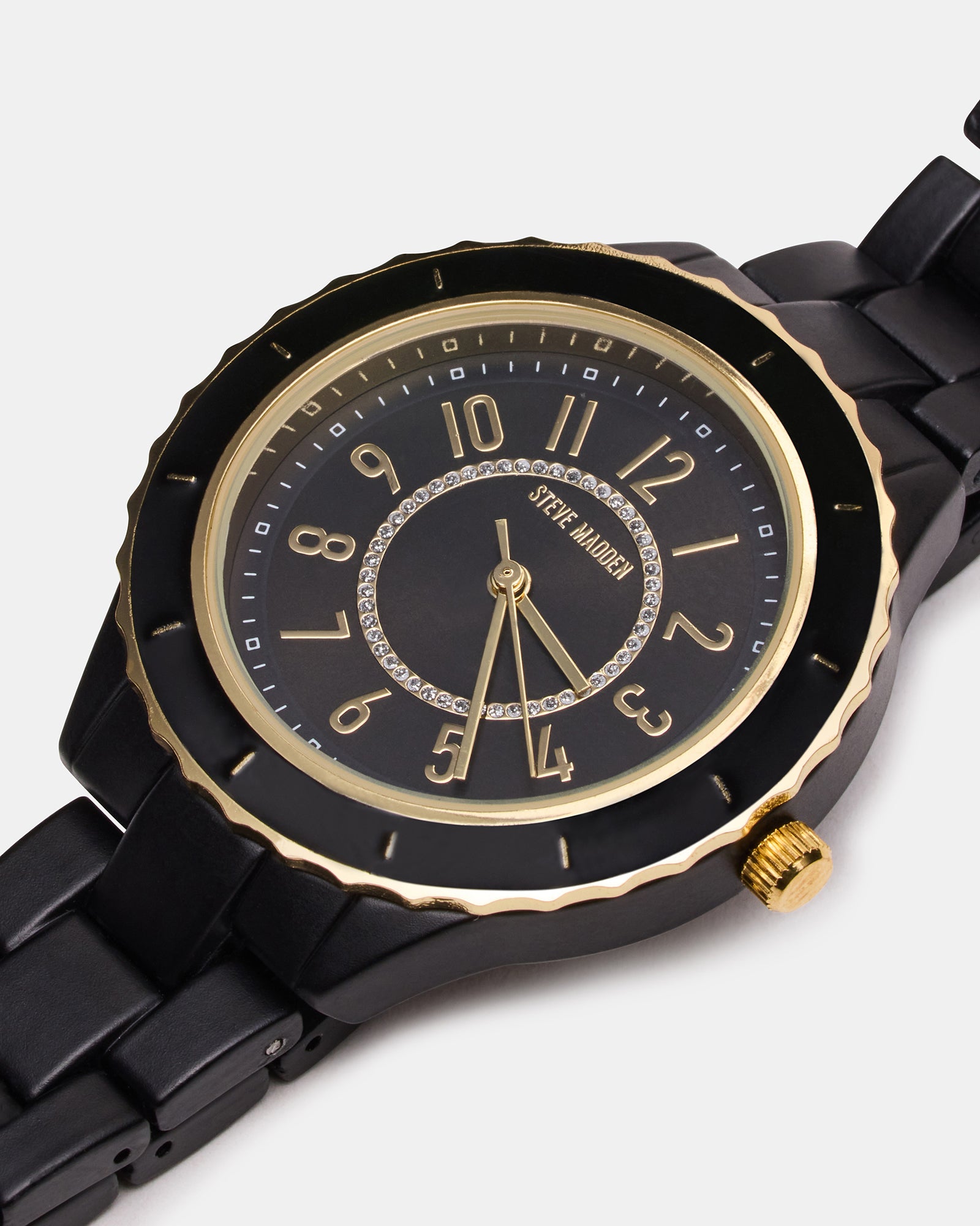 WOMEN'S STAINLESS STEEL WATCH BLACK - Image 2