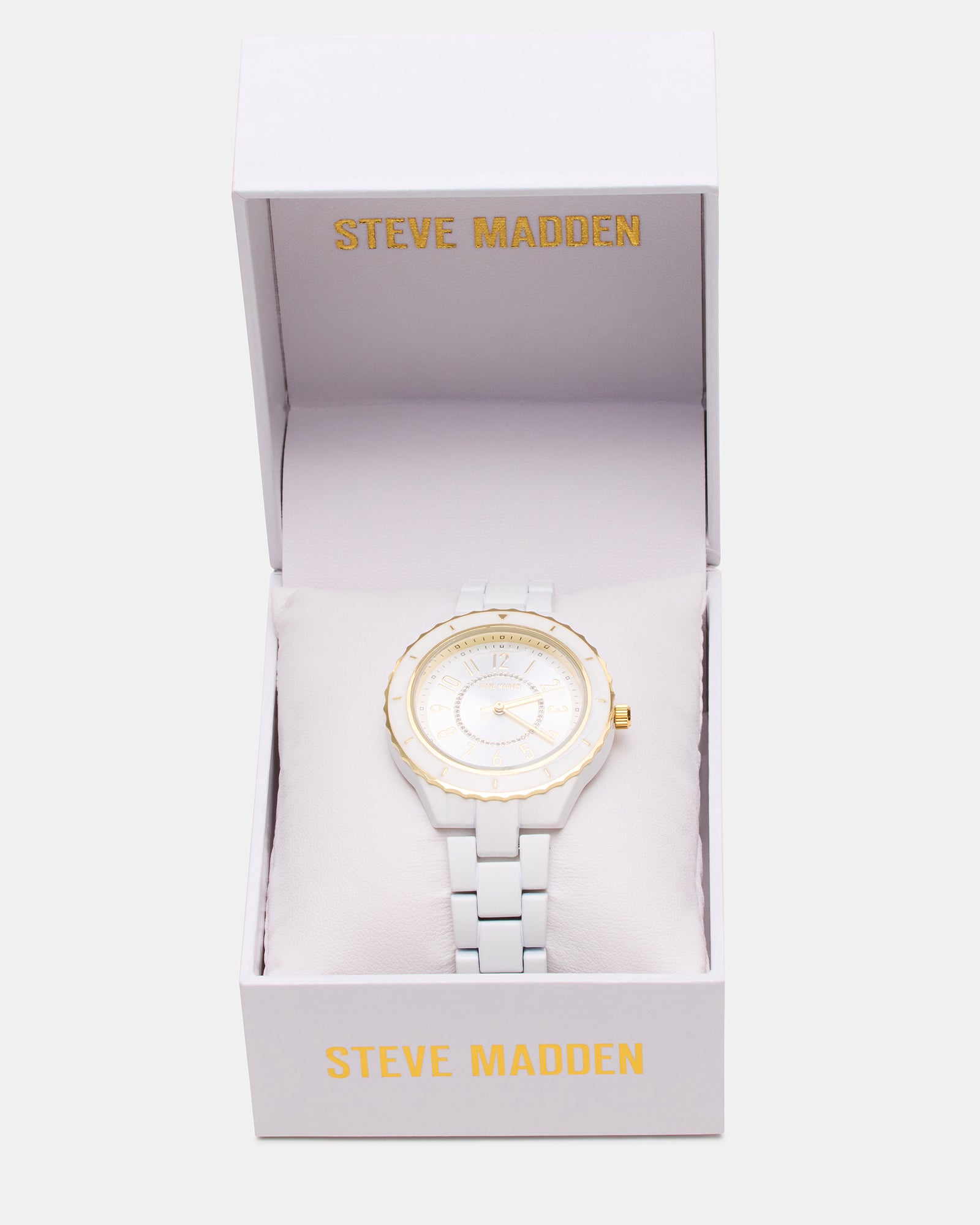 WOMEN'S STAINLESS STEEL WATCH WHITE - Image 3
