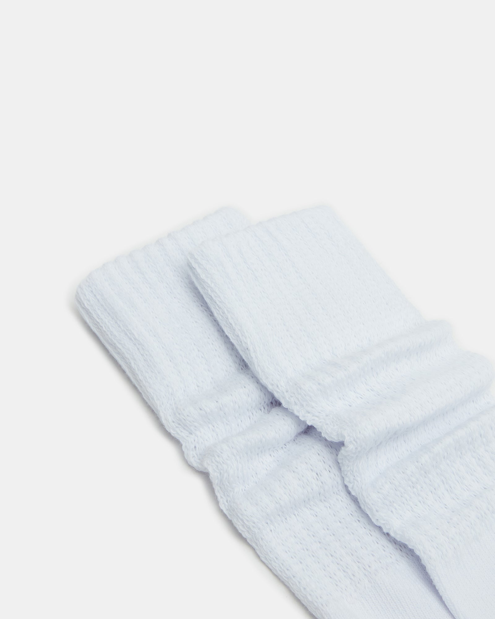 2 PACK SLOUCHY CREW SOCKS WHITE - Image 2