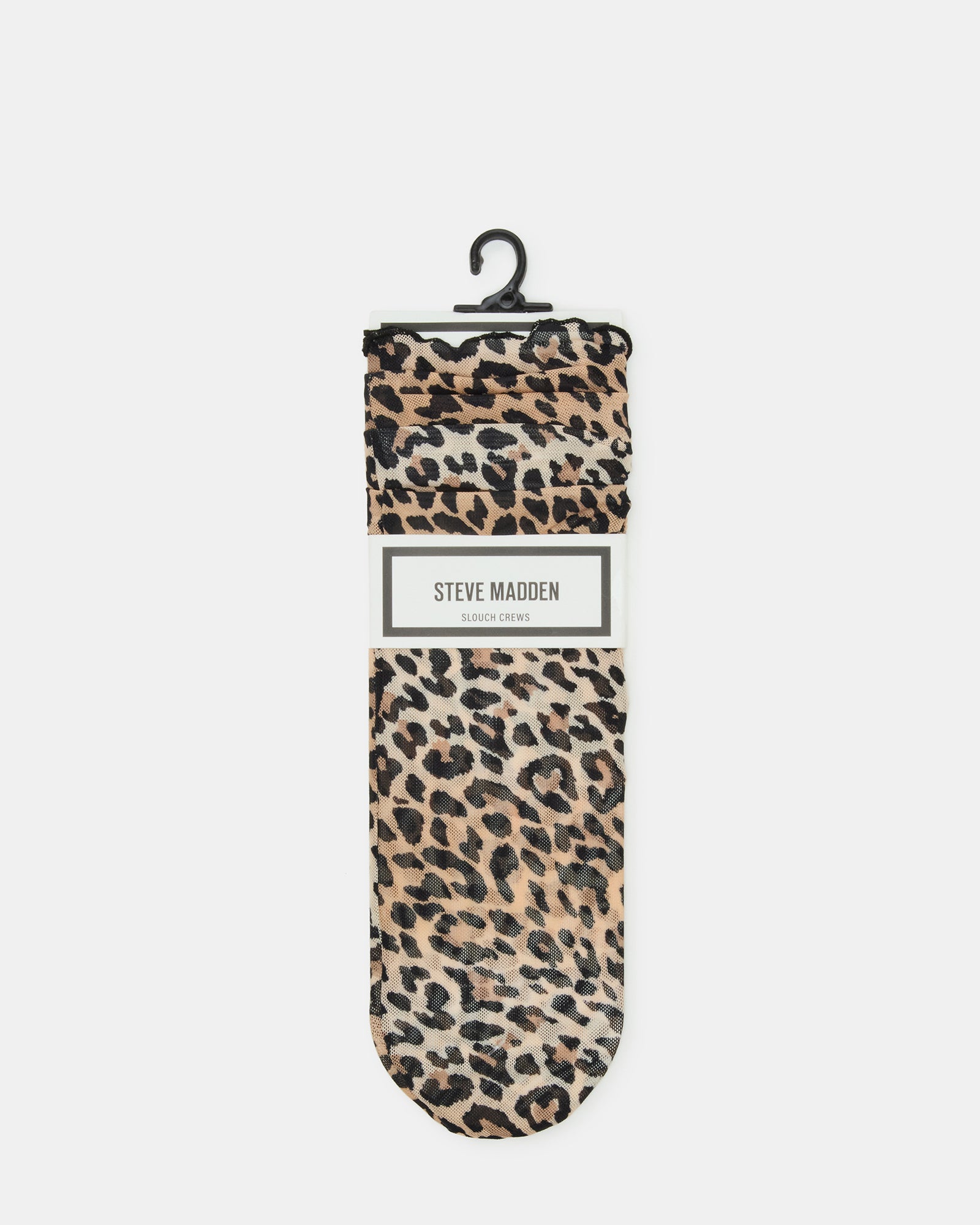 LEOPARD MESH SOCKS NATURAL - Image 3