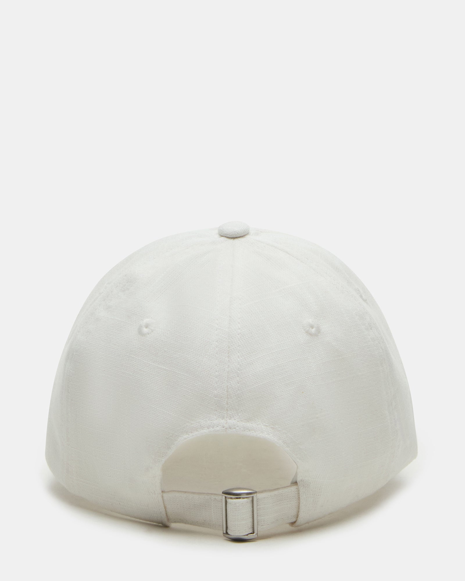 LINEN BASEBALL CAP CREAM - Image 3
