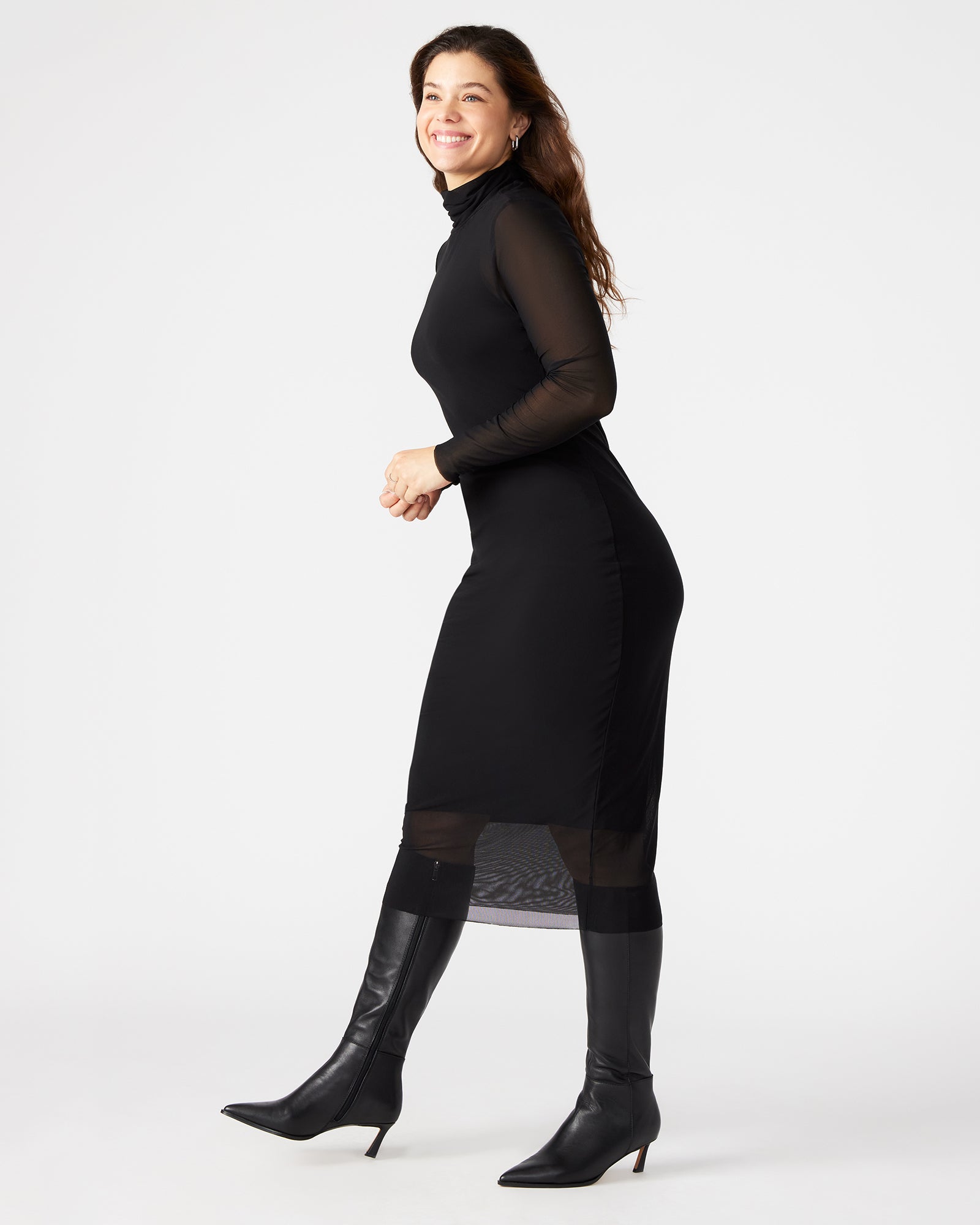 VIVIENNE DRESS BLACK - Image 3