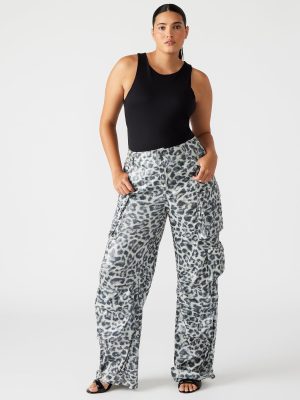DUO SEQUIN PANT LEOPARD