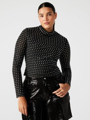 MELVINA TOP BLACK