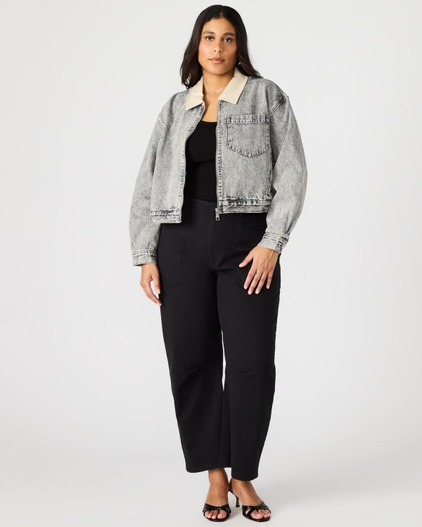 GLACIA DENIM JACKET LIGHT GREY - Image 5