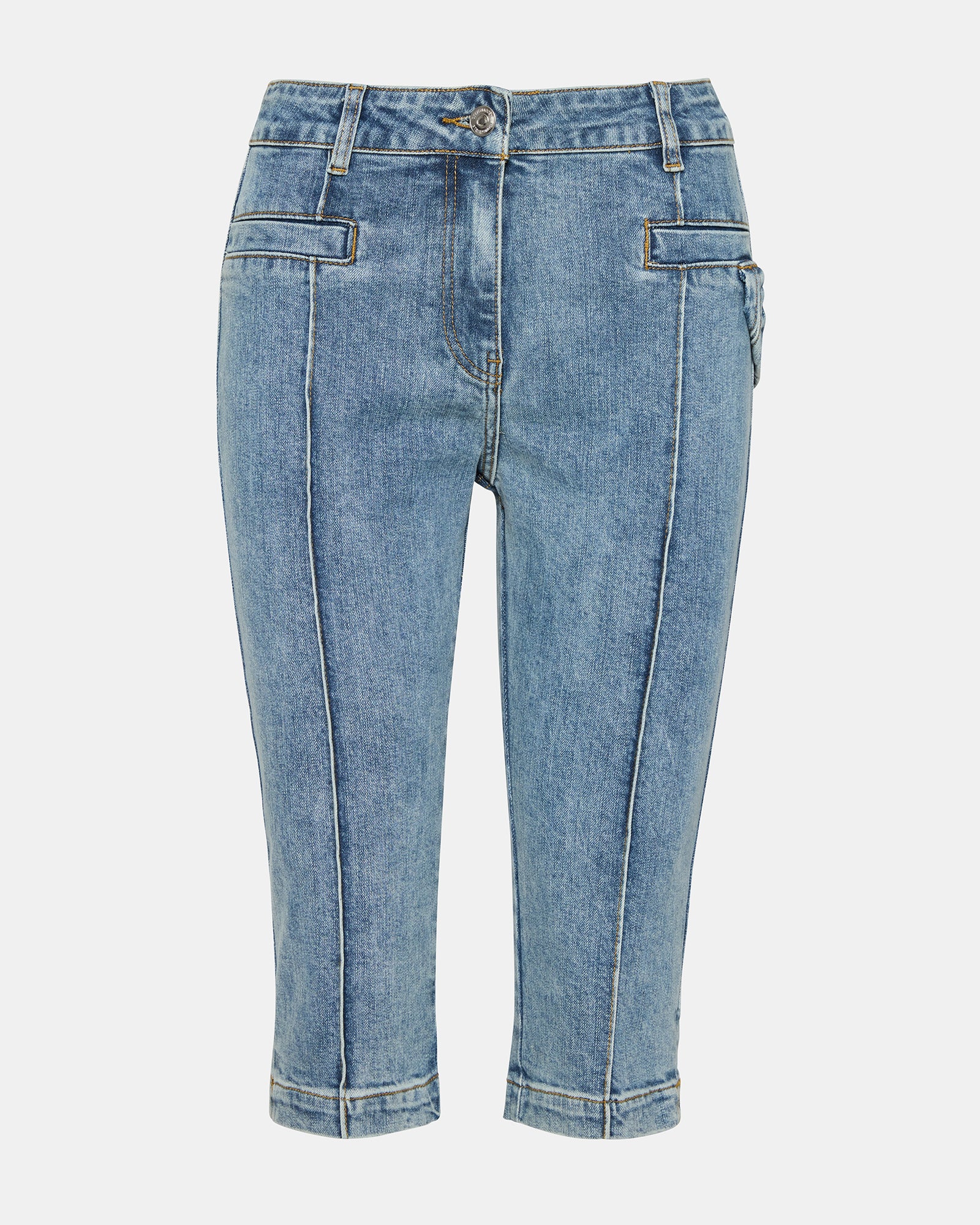 SKINNY DELRAY DENIM CAPRI PANT - Image 5