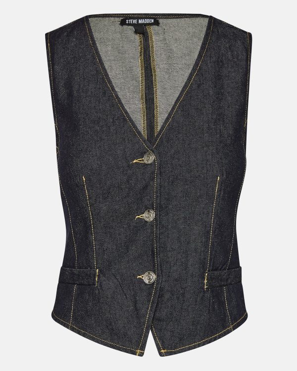 SELENE DENIM VEST - Image 6