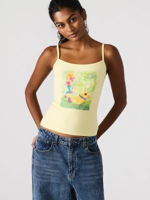 GOLDIE TANK PALE YELLOW