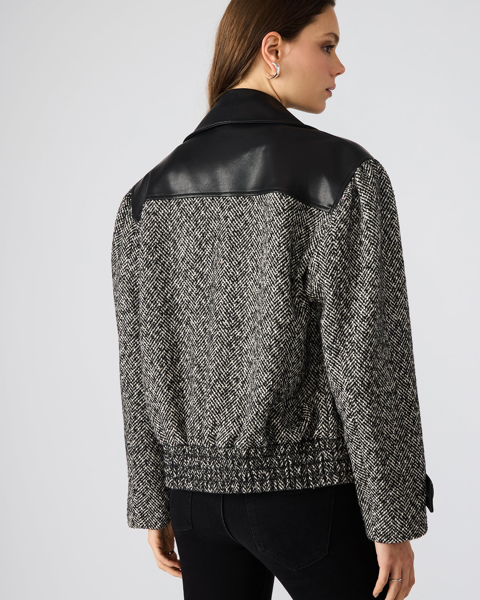 MERCEDES COAT BLACK MULTI - Image 3