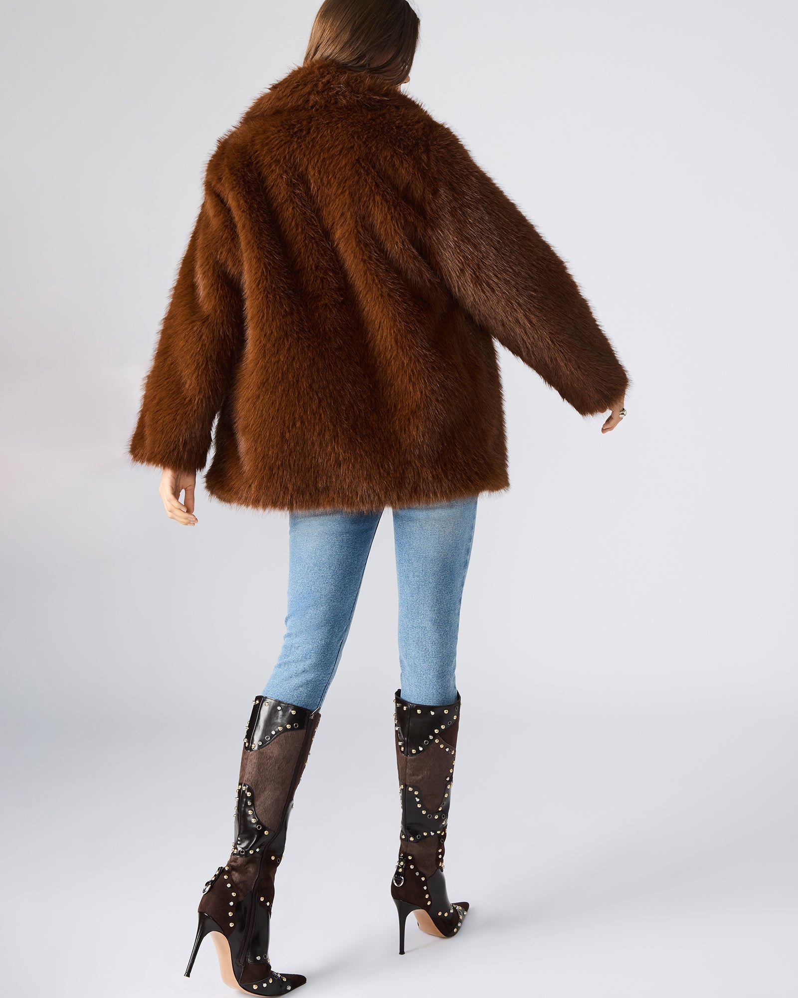 KINDRA COAT BROWN - Image 4