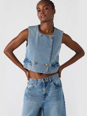 BREA VEST FOREVER BLUE
