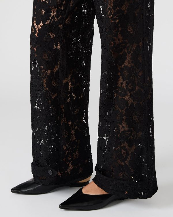 TRE LACE PANT BLACK - Image 6