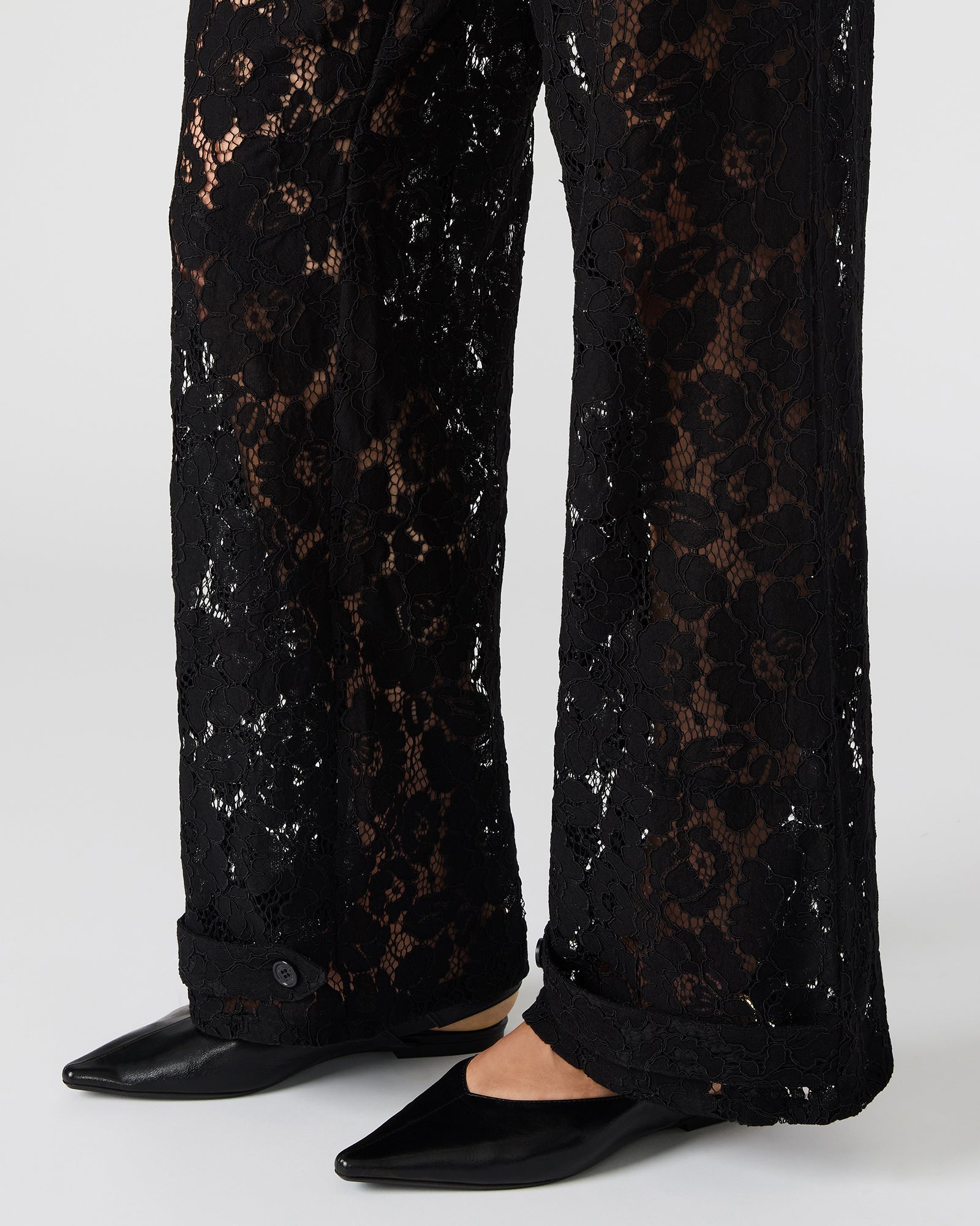 TRE LACE PANT BLACK - Image 6