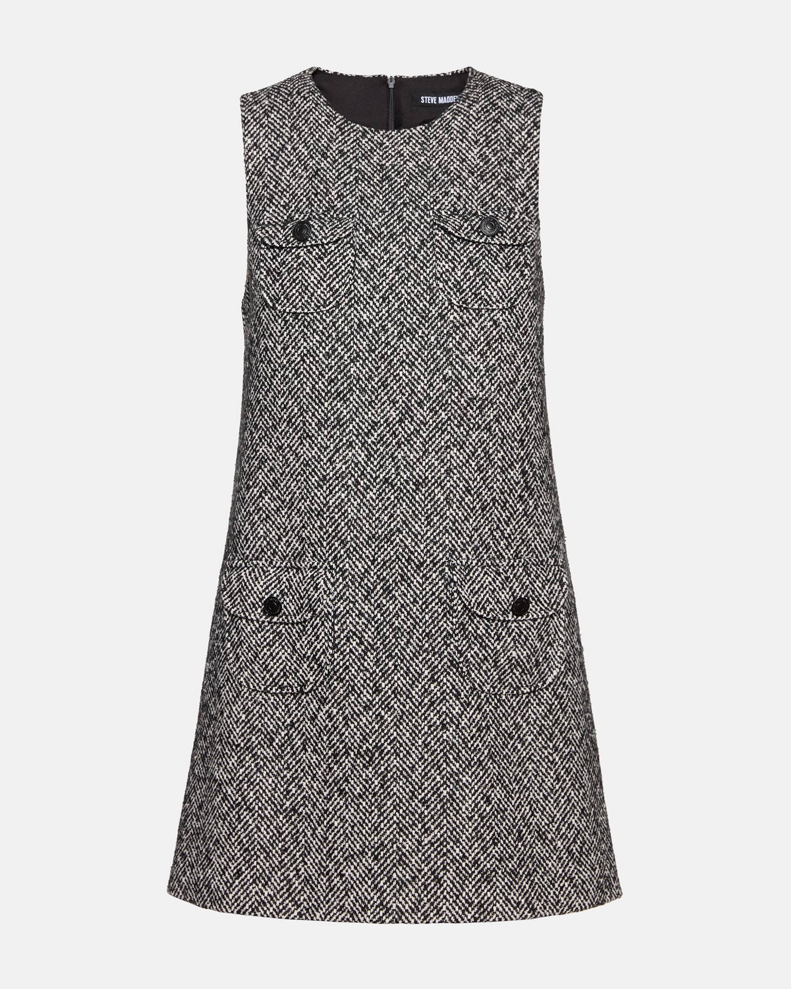 LOUIE DRESS BLACK/WHITE - Image 7