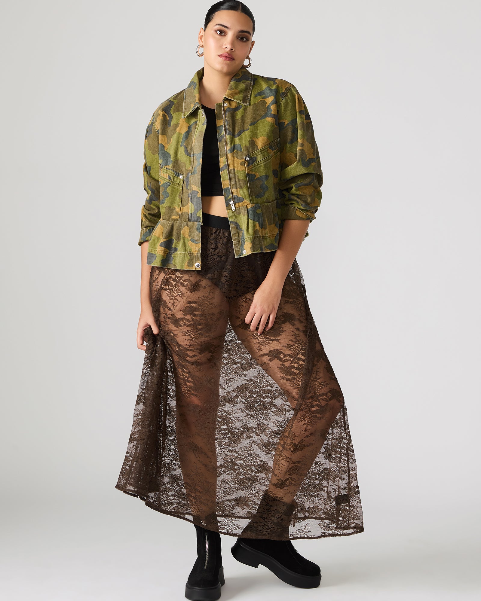 GISELA SKIRT DARK ESPRESSO - Image 2
