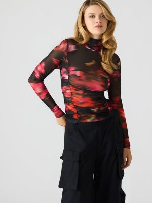 TAYLORE TOP BLURRY FLORAL