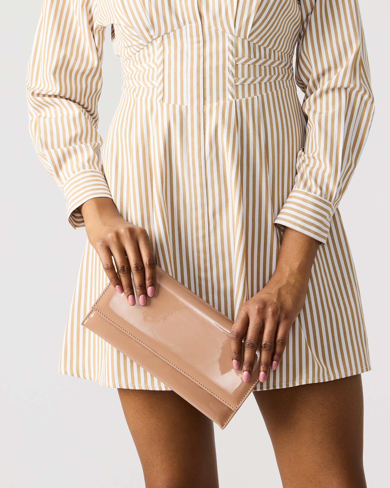 JULIANA BAG BLUSH PATENT - Image 2