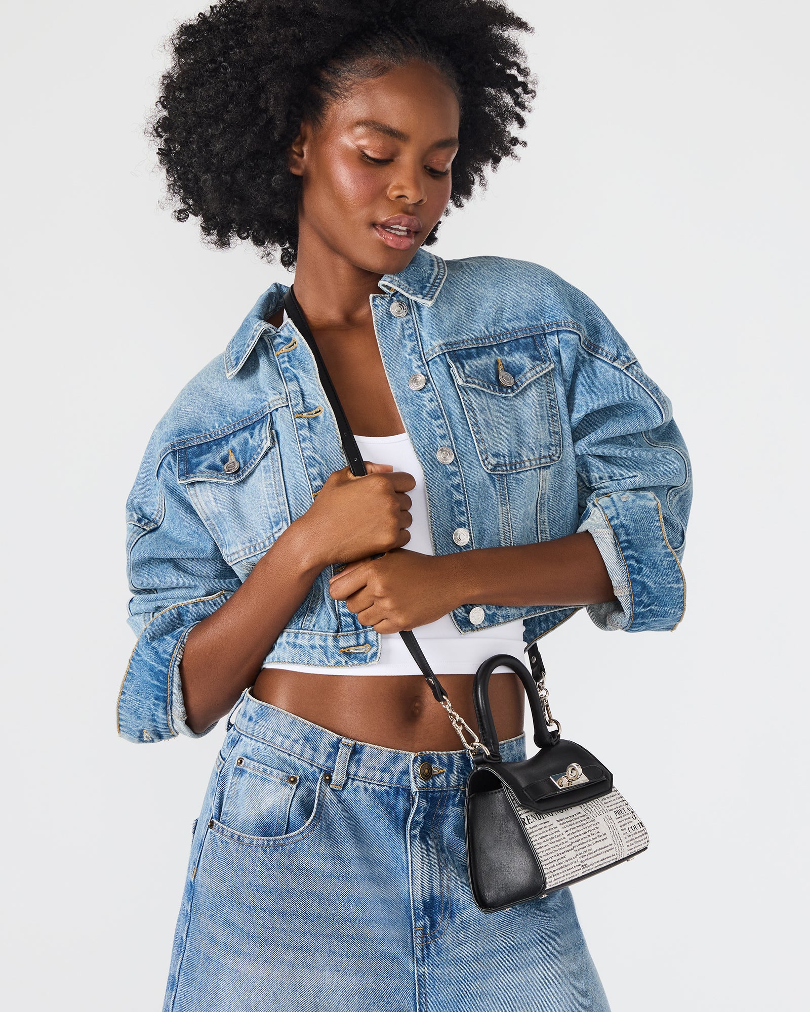 MADLYN BAG BLACK/WHITE - Image 7