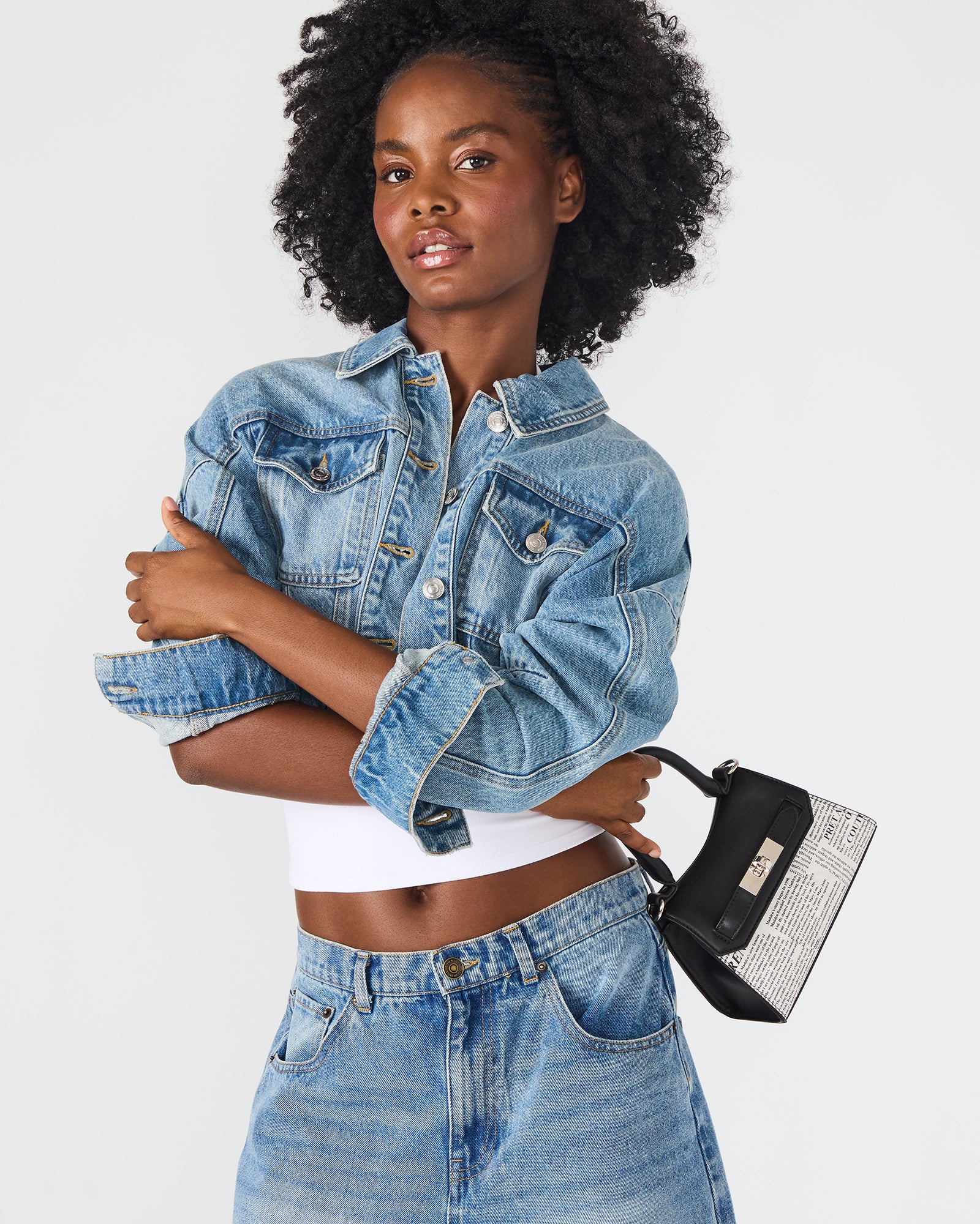 MADLYN BAG BLACK/WHITE - Image 2