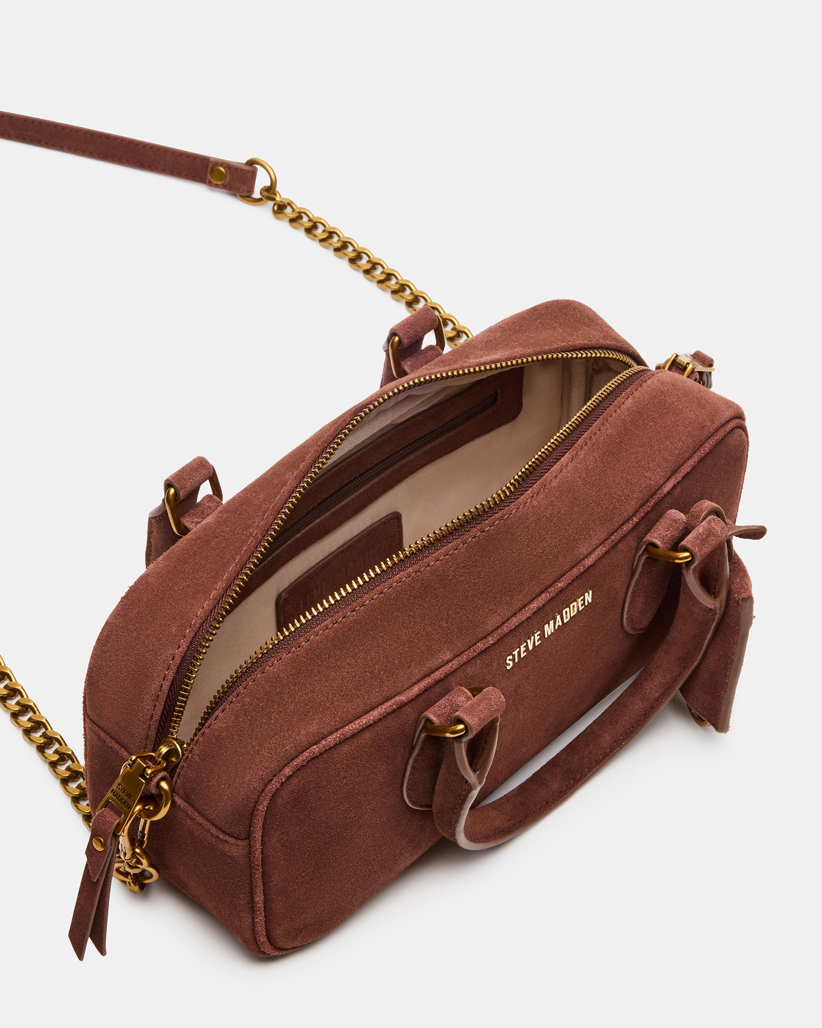 MERIT BAG CHESTNUT SUEDE - Image 4