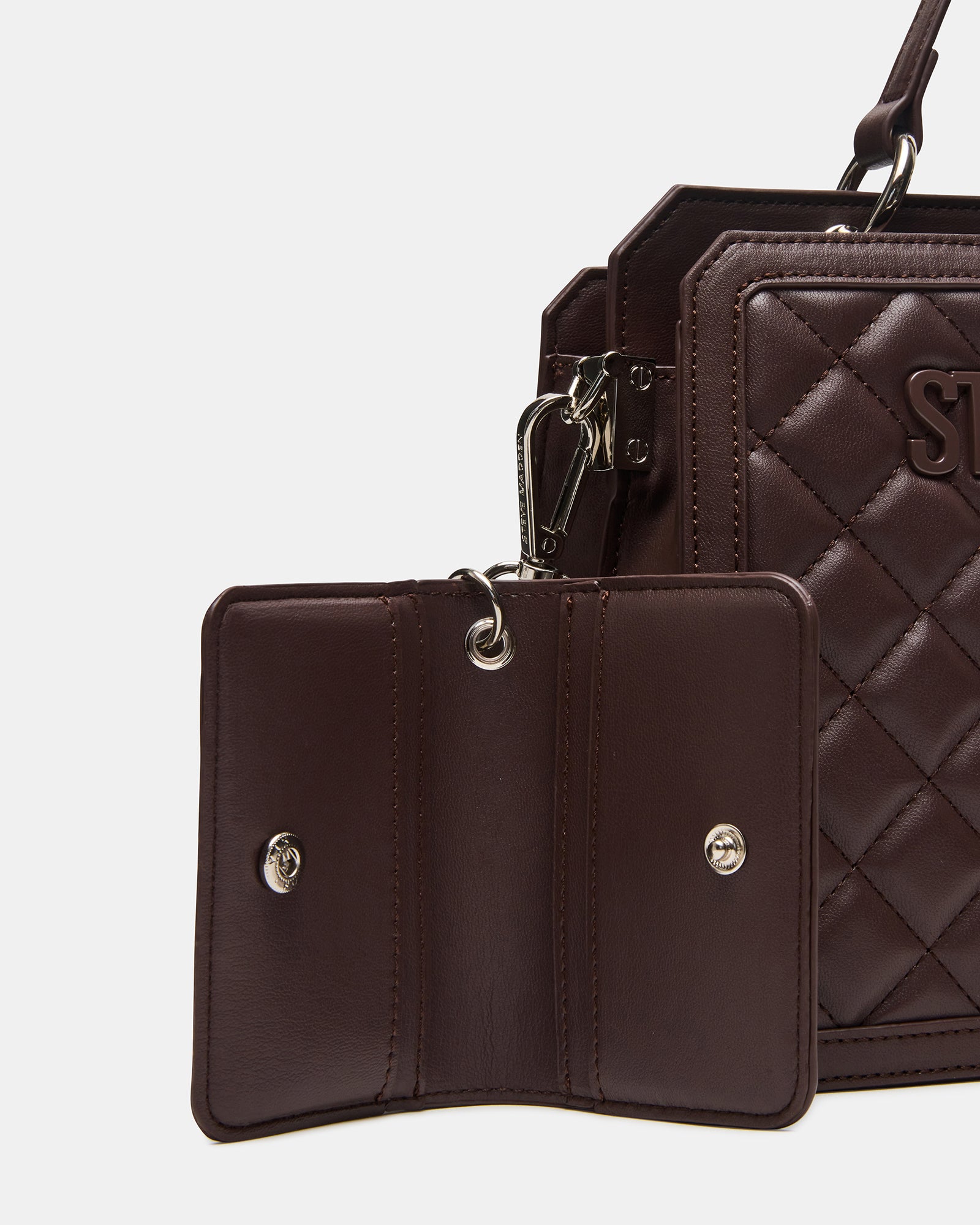 EVELYN BAG CHOCOLATE QUILTED - Image 2