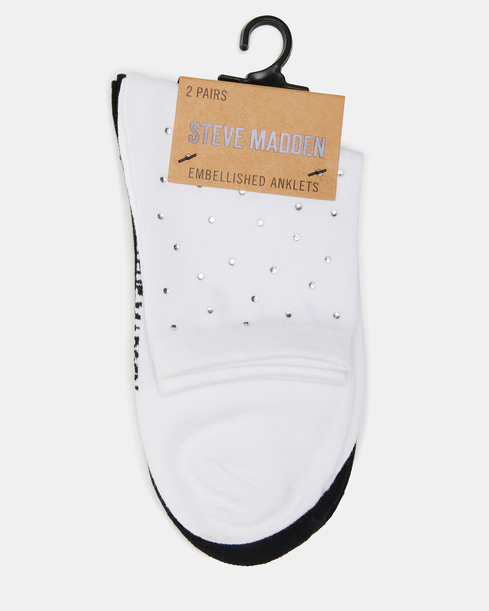 ICED SOCKS WHITE/BLACK - Image 3