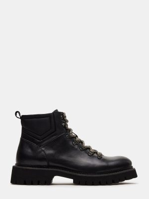FERGUS BLACK LEATHER
