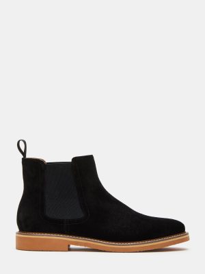 PAULOS BLACK SUEDE