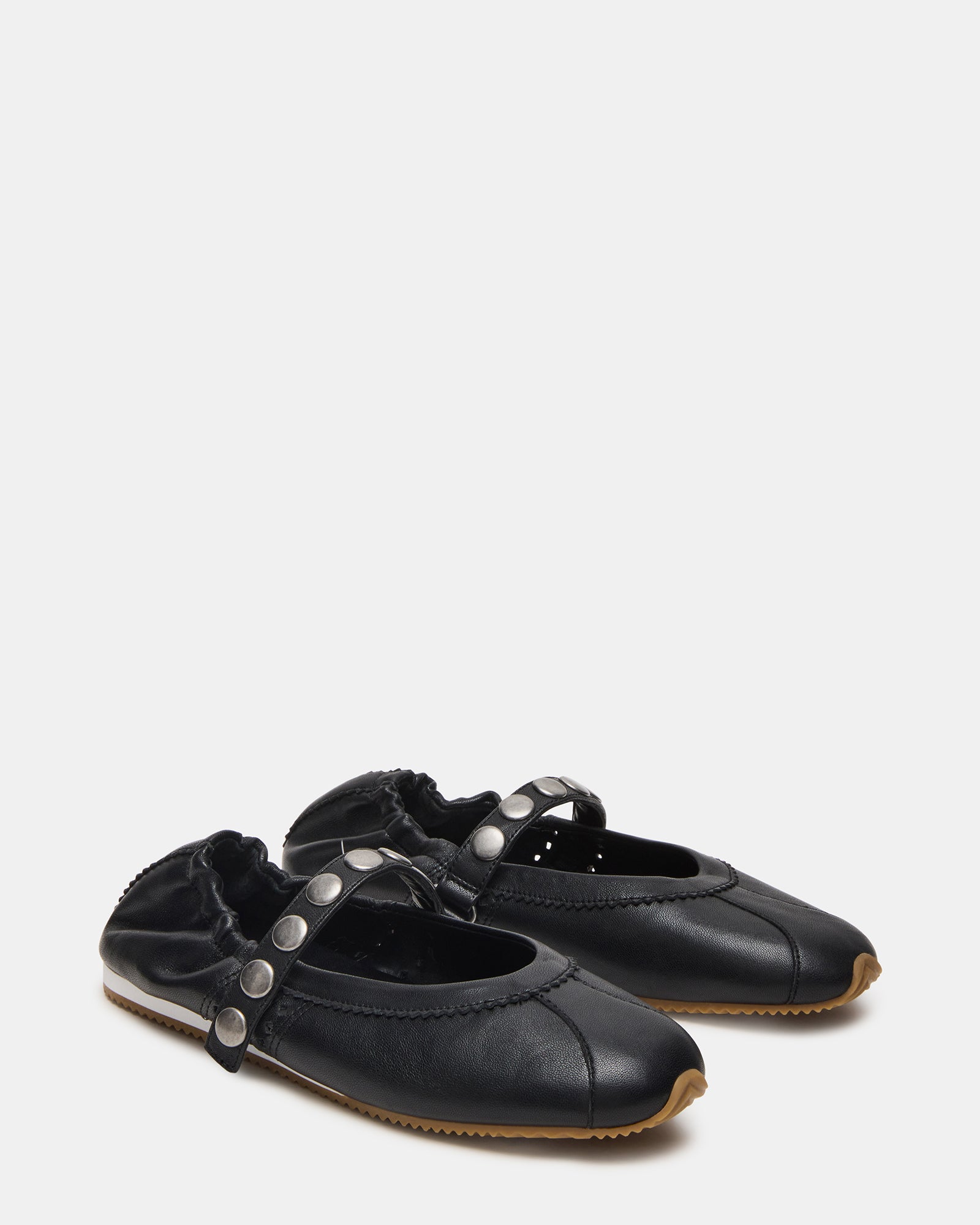 ANAYA BLACK LEATHER STUDS - Image 2
