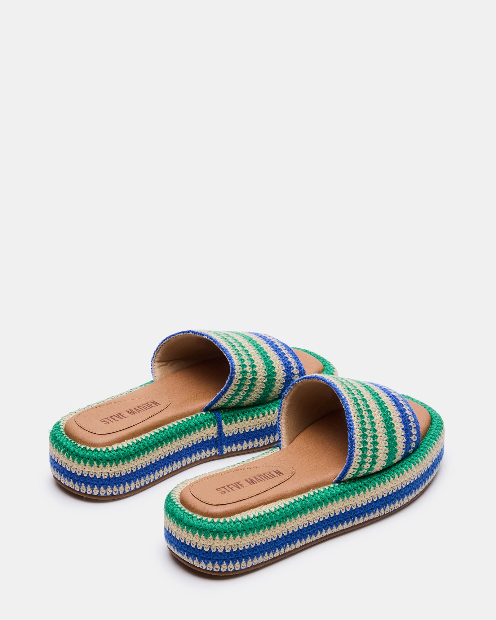 BEACHY WOVEN GREEN MULTI - Image 5