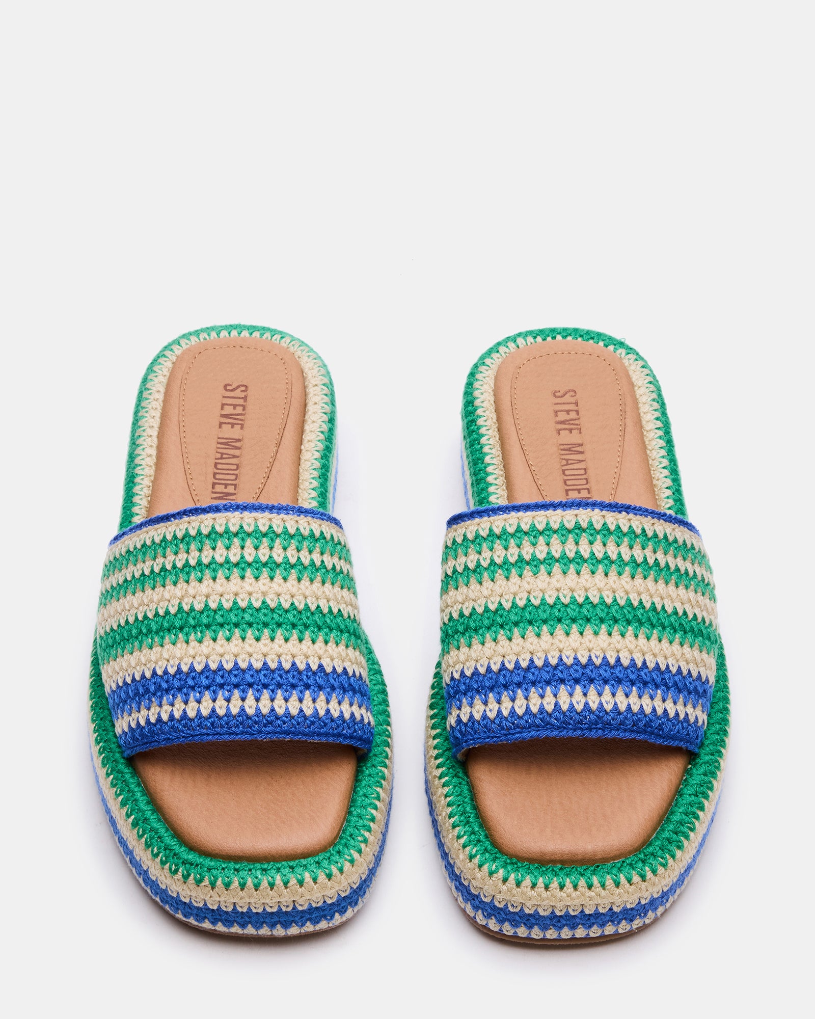 BEACHY WOVEN GREEN MULTI - Image 4