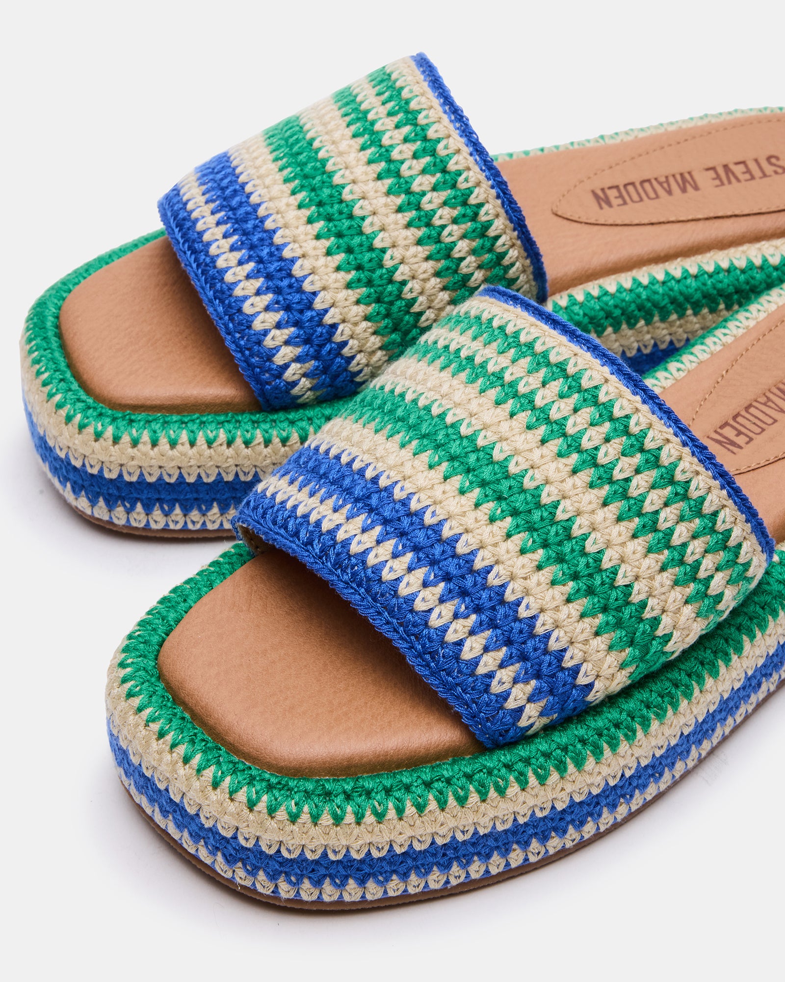 BEACHY WOVEN GREEN MULTI - Image 3