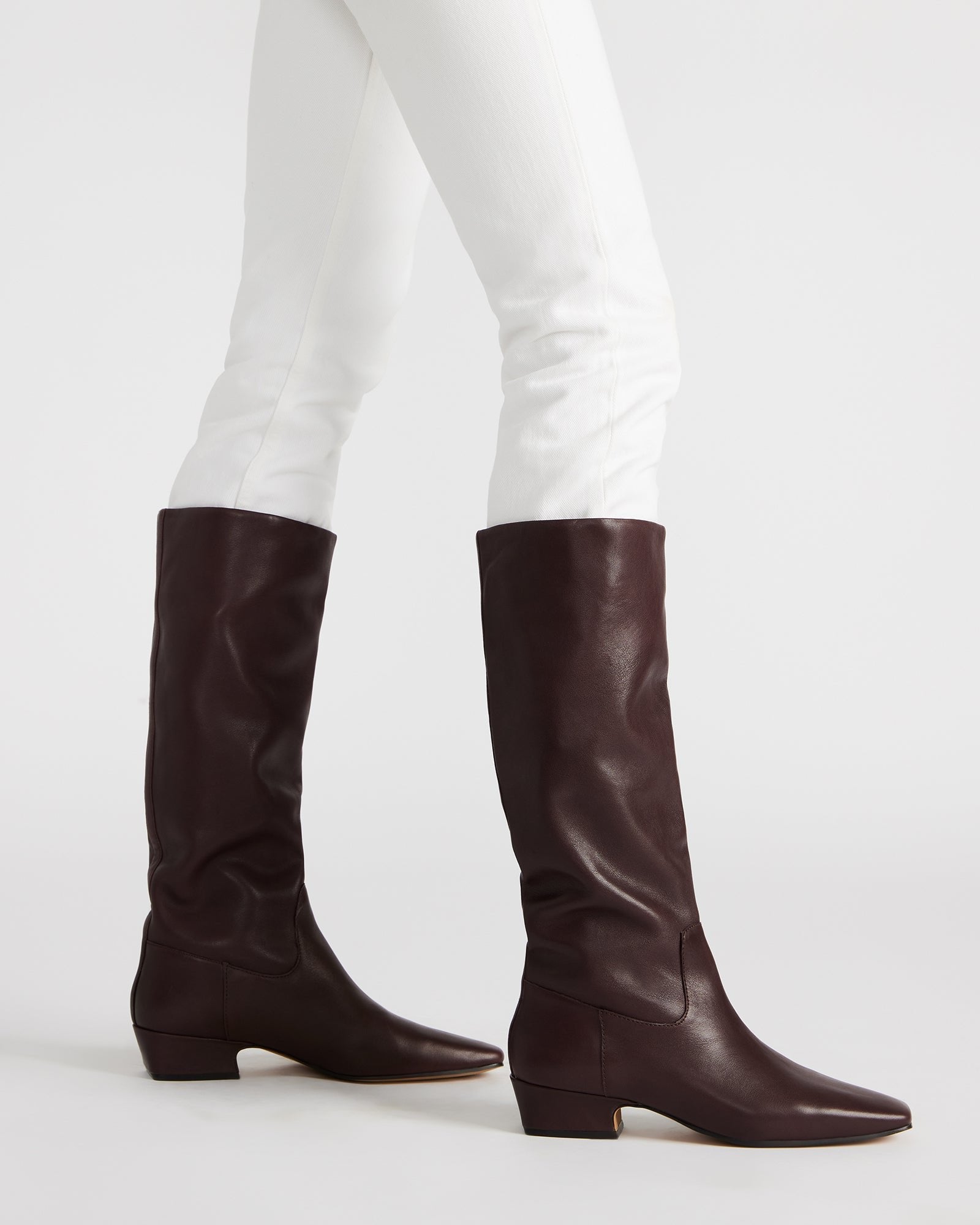 GWYNETH BROWN/RED LEATHER - Image 2