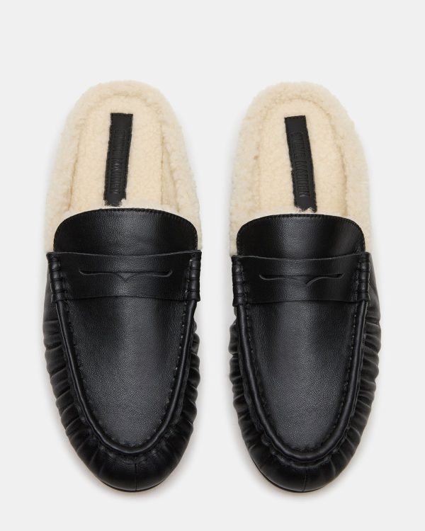 RAFE FAUX FUR BLACK LEATHER - Image 4