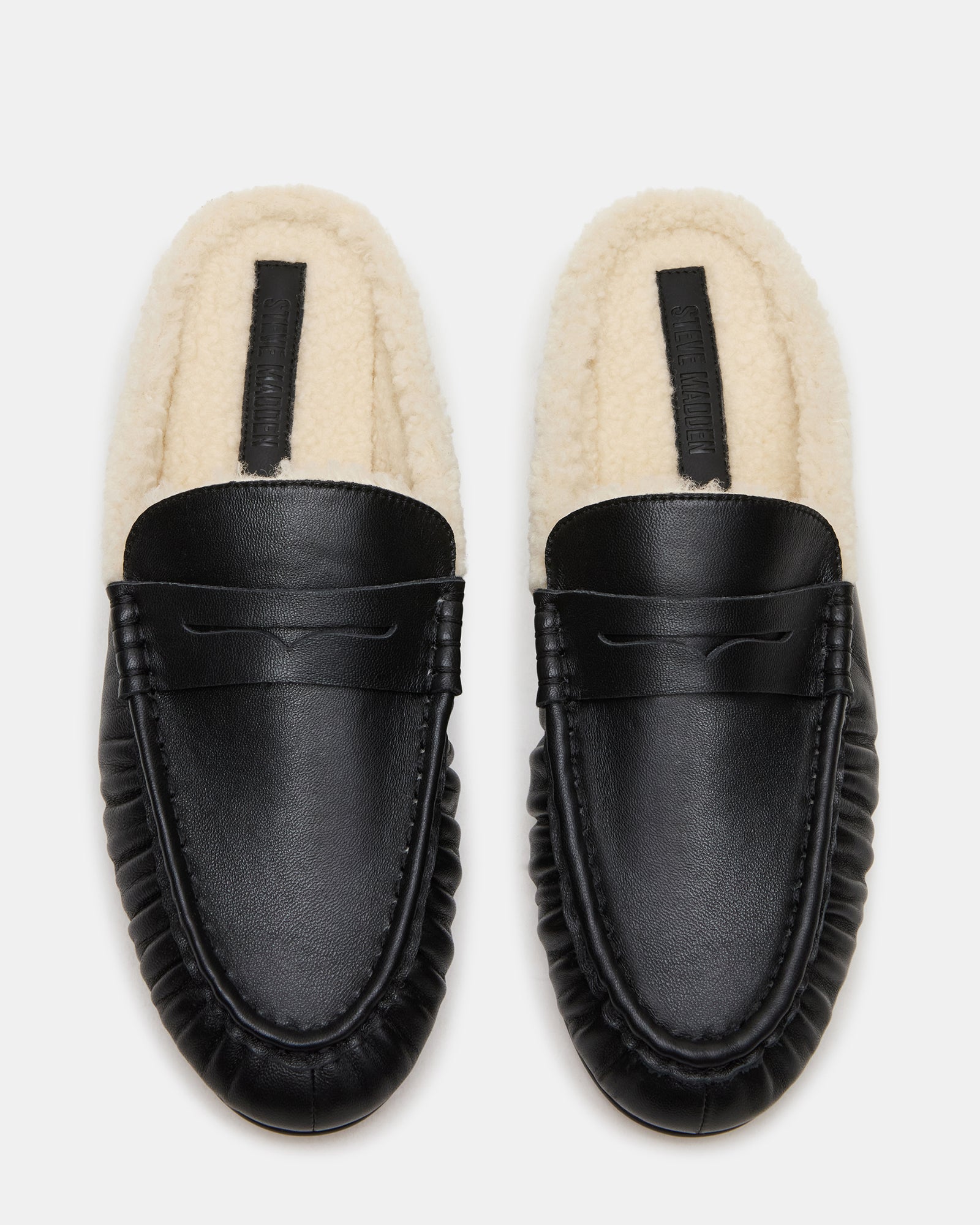 RAFE FAUX FUR BLACK LEATHER - Image 4