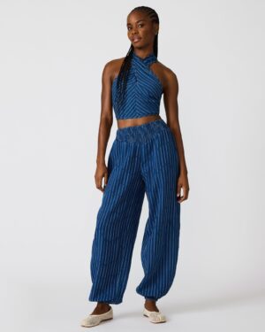 Tillie Pant Mixed Indigo