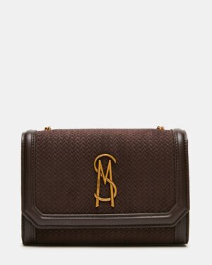 Larisa Woven Bag Chocolate