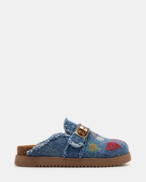 Kids' Moneyy Denim Multi Rhinestones