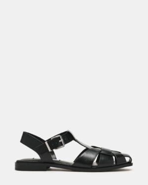 Fisk Black Leather