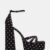 WHITE/BLACK POLKA DOT