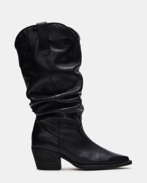 Stage Black Leather